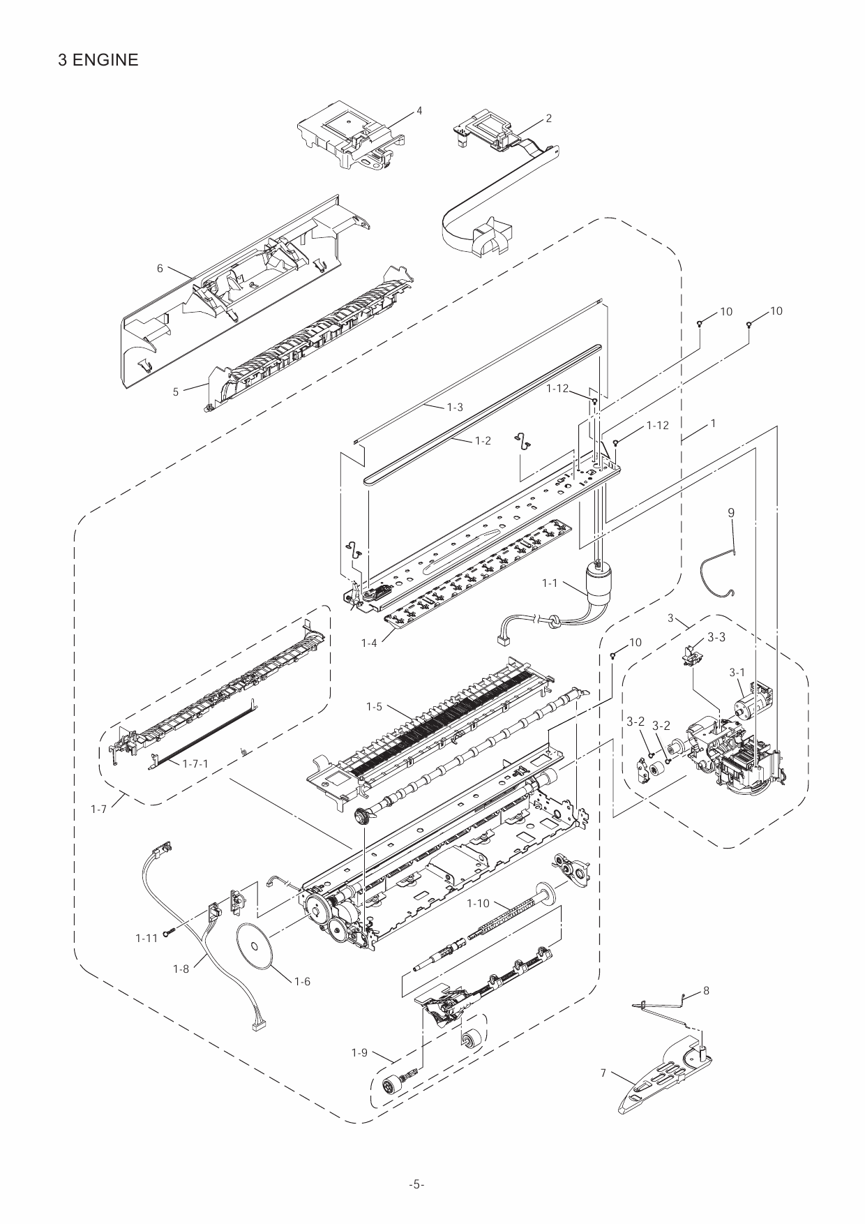 Brother Inkjet-MFC 5890CN Service Manual and Parts-6